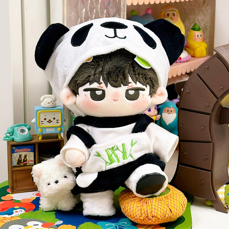Dropshipping 20cm Baby Clothes Cotton Doll Clothes Cute Pajamas Set Original Antique Han Dynasty Doll Dress up