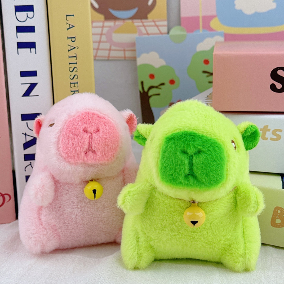 Internet Popular Cute Cute Cappibala Pendant Plush Toy Doll Capybara Bag Pendant Keychain Doll Doll