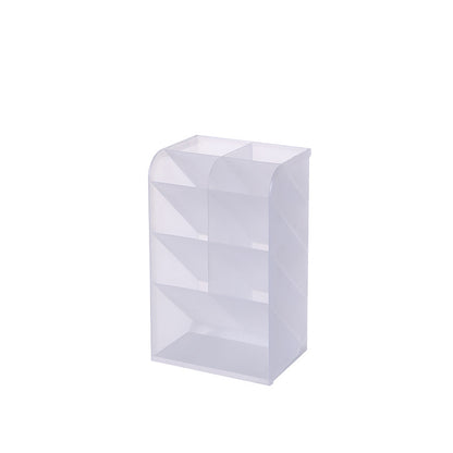 Oblique Pen Holder Desk Student Office Desktop Rack Children and Girls Stationery Storage Box Multifunctional Decoration Pen Holder
