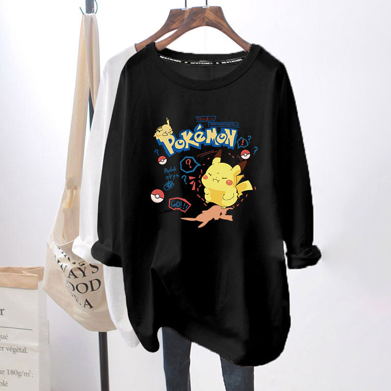 Breastfeeding Top Autumn Base Shirt Hot Mom's Out-of-the-way Breastfeeding Long-sleeved T-shirt for Spring and Autumn Postpartum Breastfeeding Clothes
