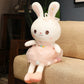 Rabbit Doll Plush Toy Cute Birthday Gift Girl's Pillow Soothing White Rabbit Doll Children's Doll