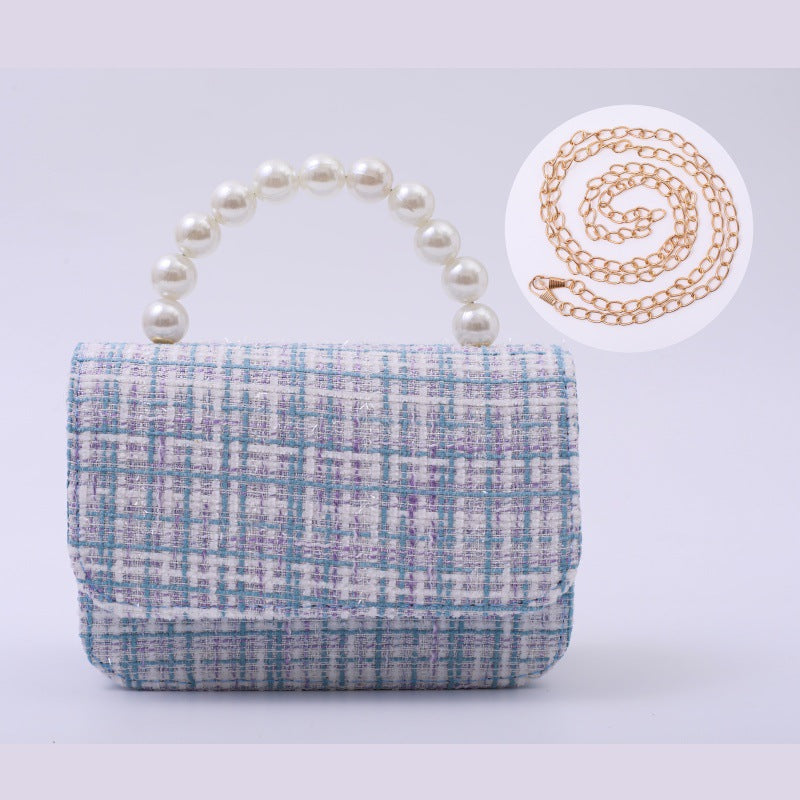 Fashionable Little Girl's Chanel-Style Bag, Children's Princess Crossbody Bag, Stylish and Cute Little Girl's Shoulder Handbag