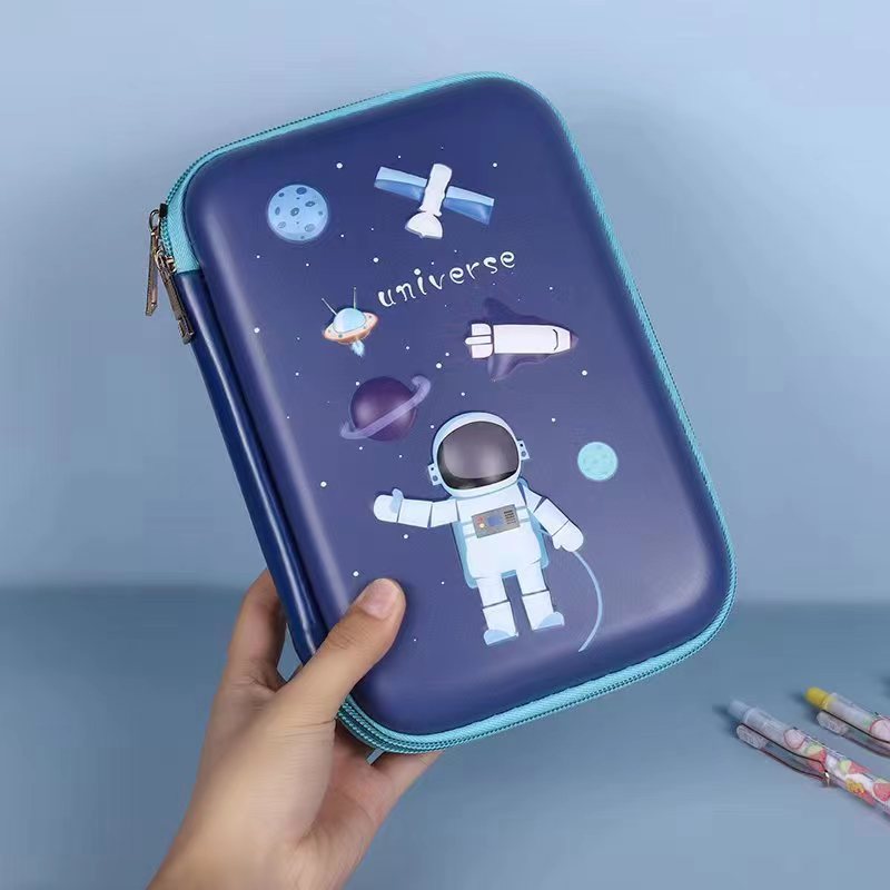3D New Cute Eva Stationery Box Children's Multifunctional Large Capacity Pencil Bag Student Portable Square Pencil Box