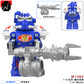 Flame X-01 Mecha Third-Party Radiation Warrior Building Block Figure Cross-Border Goods Bagged for Boys Compatible with Lego