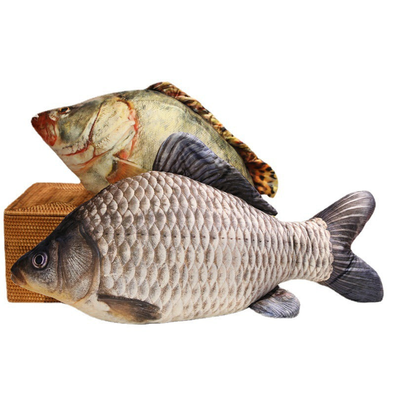 Imitation fish pillow plush toy carp doll doll crucian carp spoof pillow tilapia sleeping leg pillow