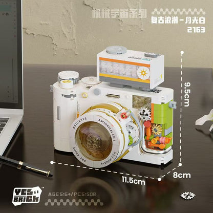 Compatible with Lego Retro SLR Camera Building Blocks Assembled Handmade Toy Model Ornaments Children Gift Batch