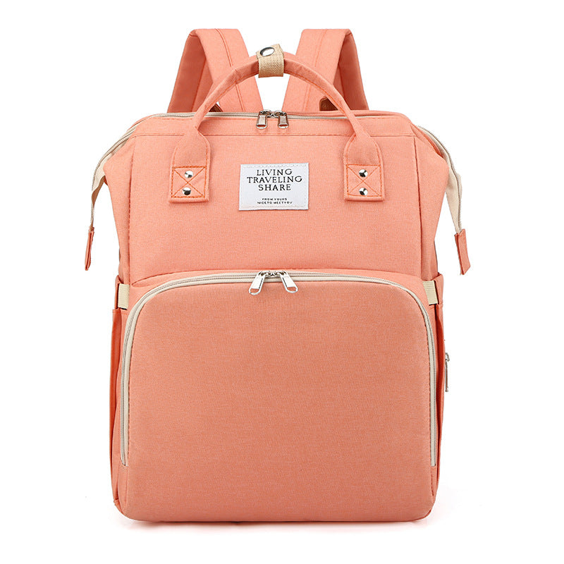 Foreign Trade Multifunctional Mother and Baby Bag, Breathable Sunshade, Lightweight Mother and Baby Large Multi-Purpose Backpack