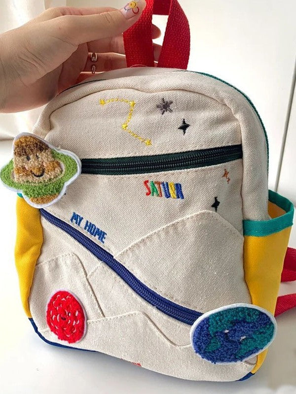 2024 New Children's Kindergarten Cartoon Boys and Girls Sun Long Neck Small Dinosaur Shoulder Flip Fruit Small Backpack
