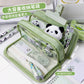 Three-Dimensional New Pencil Case for High School Students, Simple Large-Capacity High-Value Stationery Bag, Storage Bag