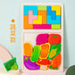 Factory Wooden Early Education Boys and Girls Accumulates Tetris Jigsaw Puzzle 3456-year-old Children's Educational Toys