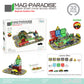 Girls Color Window Magnetic Sheet Kidsren's Zoo Engineering Vehicle City Crane Scene Strong Magnetic Refill Kidsren's Puzzle
