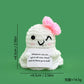 Cross-Border Amazon Handmade Knitted Doll Halloween Gift Ghost Little Devil Grim Reaper Emotional Plush Toy Wholesale