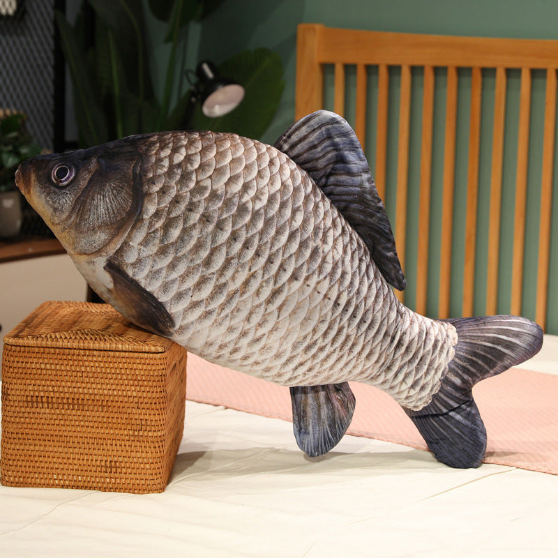 Imitation fish pillow plush toy carp doll doll crucian carp spoof pillow tilapia sleeping leg pillow