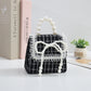 Cross-border new cotton and linen pearl portable children's messenger bag kindergarten children DIY naked bag manufacturers wholesale