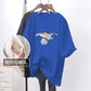 Nursing Top Summer mid-length short-sleeved T-shirt loose postpartum hot mom slimming nursing bottoming shirt