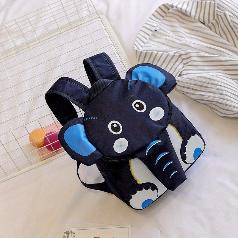 Cross-Border Cartoon Elephant Children's Schoolbag Cute Kindergarten Backpack Lightweight Contrasting Color Small Backpack for Boys and Girls Wholesale