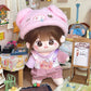 Dropshipping 20cm Baby Clothes Cotton Doll Clothes Cute Pajamas Set Original Antique Han Dynasty Doll Dress up