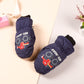 3-10 children's ski gloves outdoor riding gloves winter warm waterproof children's gloves play snow not wet hands