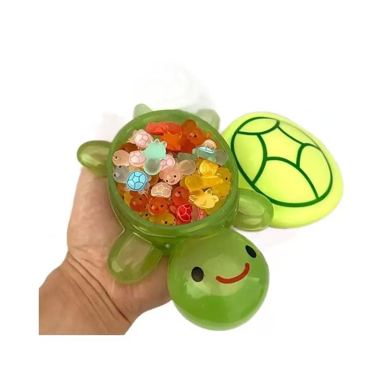 Big Mac Luminous Turtle Mini Internet Red Little Turtle Touch Toy Large All-chan Red Ornaments for Girls