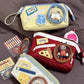 Cute Contrasting Color Stitching Pencil Case with High Appearance Value Ins Style Large Capacity Girls' Pain Bag Stationery Box Food Pencil Case for Children
