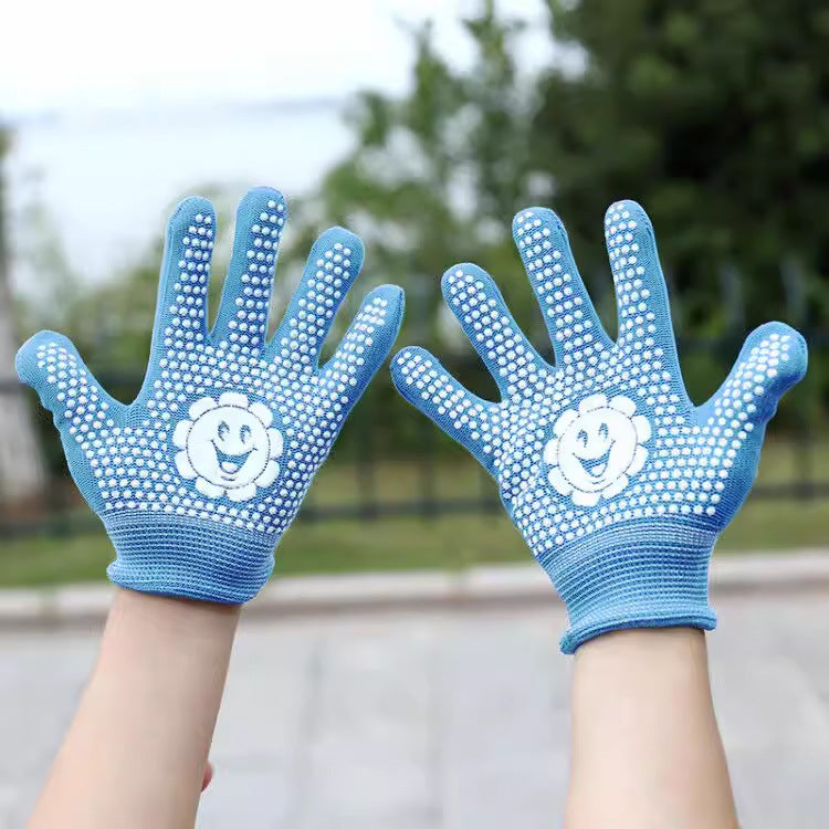 Children's Labor Protection Gloves for Students, Suitable for Hiking, Cycling, Tug-Of-War, Non-Slip, Thin, for Kindergarten Performances, Carpentry, Custom Design and Logo Printing