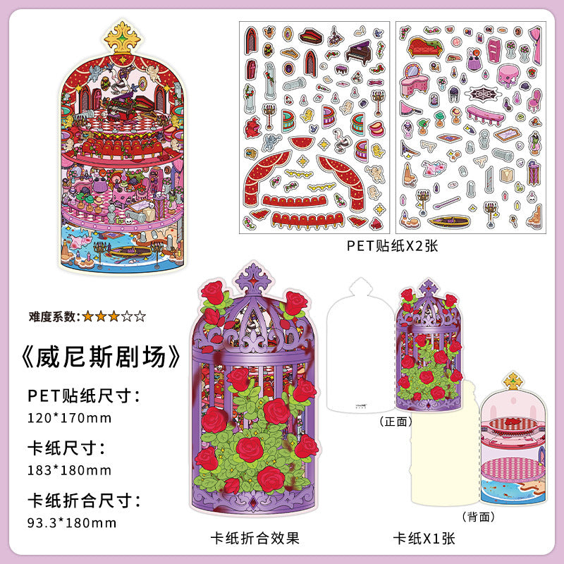 Infeel.Me Extra Large Scenery Stickers Today's Business Hours Open - Part Twelve DIY Journal Scene Stickers