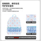 Cross-Border Cute Bow Floral Backpack Cute Pink Ruffle Decoration Large Capacity Portable Student Backpack