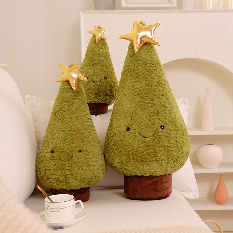 Cross-border Christmas Tree plush toy elk doll pillow Christmas holiday decoration Christmas gift wholesale
