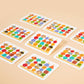 Wooden Children's Educational Toys Five Sets of Column Color Classification Enlightenment Children's Shape Matching Perception Building Block Toys