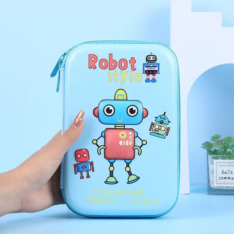 Eva Pencil Box 3D Stereo Large-Capacity Kidsren's Pencil Bag Multi-Functional Student Stationery Popular Pencil Box Waterproof