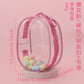 15cm Baby Bag Cotton Doll Pain Bag Trendyy Hand-Made Doll Outing Bag Double Zipper Thickeneded Transparent Baby Walking Bag