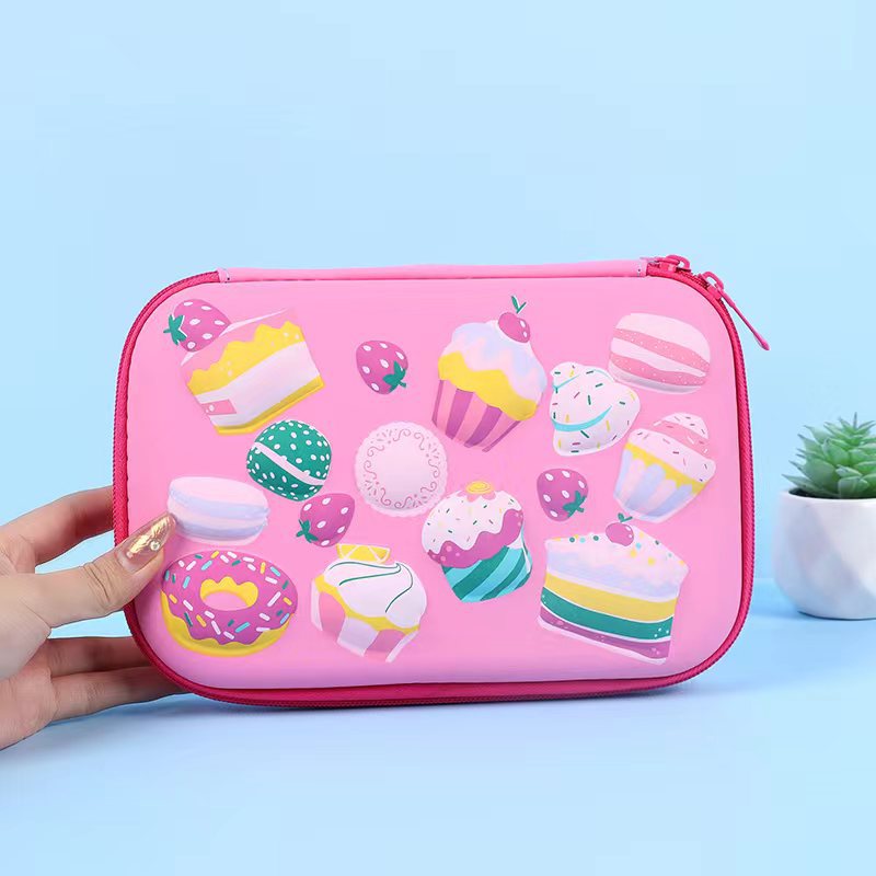 Eva Pencil Box 3D Stereo Large-Capacity Kidsren's Pencil Bag Multi-Functional Student Stationery Popular Pencil Box Waterproof