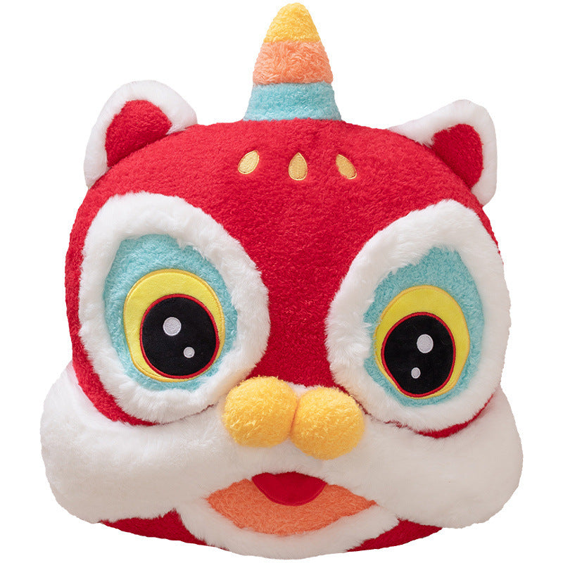National Tide Lion Wake New Year Pillow Plush Toy Home Doll Ornaments Living Room Sofa Pillow Company Annual Meeting Gift
