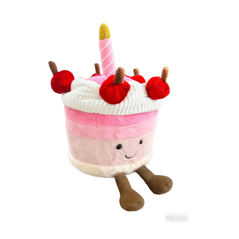 Jellycat Plush Toy Cake Animal Stuffed Toy Cute Bunker Doll Girl Sleeping Pillow Doll