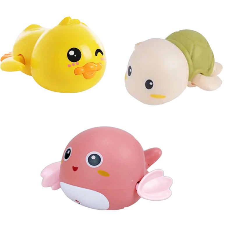 Cross Border Baby Bath Toy Children's Bath Winding Chain Baby Bathroom Swimming Water Dolphin Turtle Whale