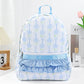New Cross-Border Casual Backpack, Two-Layer Lace, Small Floral, Cute and Versatile School Bag, Multi-Functional and Simple for Going Out