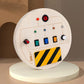 Children's Montessori Early Education Simulation Driving Steering Wheel Digital Switch Light Sound Busy Board Science and Education Aids Educational Toys