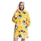 Composite Thermal Clothing Tv Blanket, Extra Long and Thick, Home Wear, Outdoor Mid-Length Pajamas, Flannel, Can Be Worn Outside, Couple Style