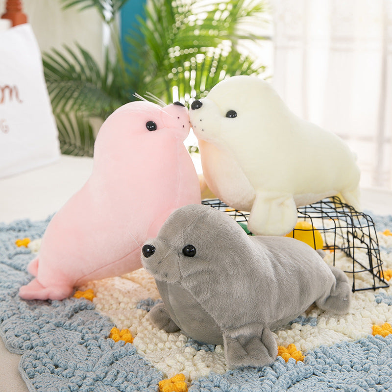in stock Polar Ocean Underwater World Simulation Seal Sea Lion Doll Plush Toy Doll Zoo Wholesale
