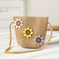 Cross-border New Children's Bag Spring and Summer New Children's Crossbody Bag Handmade Straw Satchel Travel Mini Coin Purse
