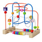 Baby and Kidsren's Fun Animal Three-Line Bead Building Blocks Beaded 1-2-3 Educational Exercise Hand-Eye Coordination Early Education Toys