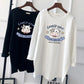 Pregnant Women's Autumn Cotton Top Mid-length Long-sleeved Loose Korean Fashion Trendy Mom's Pregnancy T-shirt Winter Base Shirt