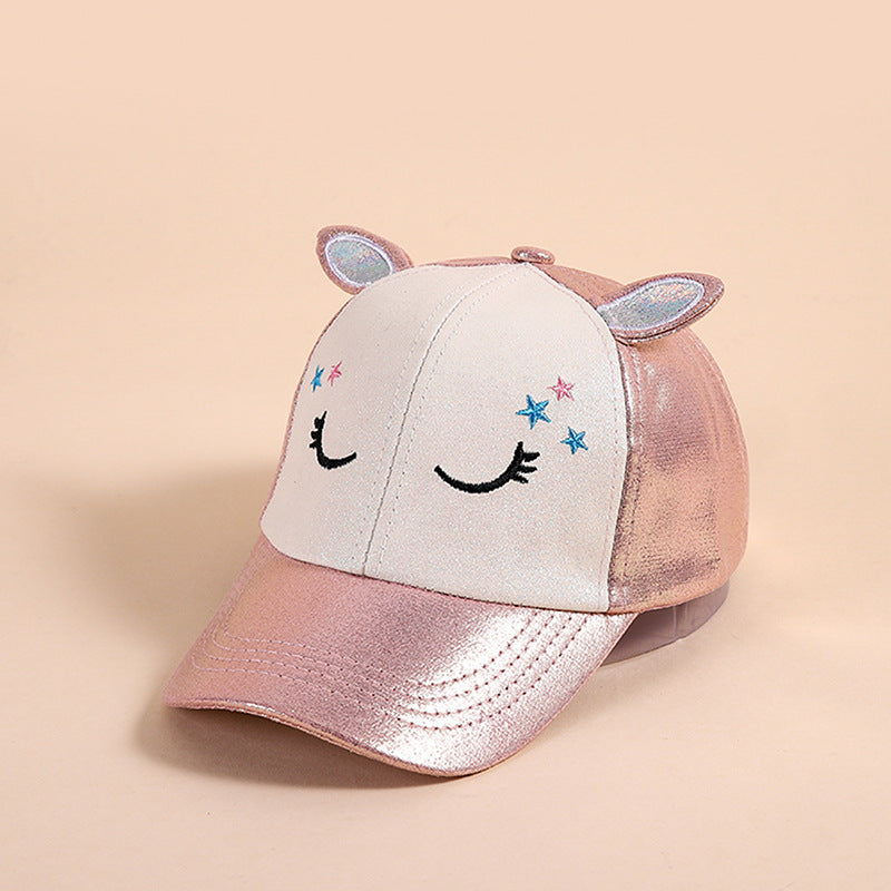 Cross-border Unicorn Children's Baseball Cap Baby Hat Spring and Autumn Festival Cross-border Foreign Trade Duck Tongue Hat