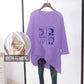 Breastfeeding Clothes Spring and Autumn Long Sleeve Top T-Shirt Breastfeeding Clothes Going Out Hot Mom Pregnant Women Breastfeeding Clothes