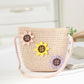Cross-border New Children's Bag Spring and Summer New Children's Crossbody Bag Handmade Straw Satchel Travel Mini Coin Purse