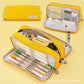 Japanese and Korean Double-Layer Pencil Case for Elementary, Middle, and High School Students, Cross-Border Oxford Cloth Multifunctional Creative Stationery Pencil Case a