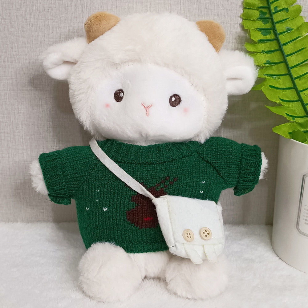 Internet Celebrity Poko Plush Toy Cartoon Belle Sheep Doll Dressed up as a Little Sheep, a Gift for Girls