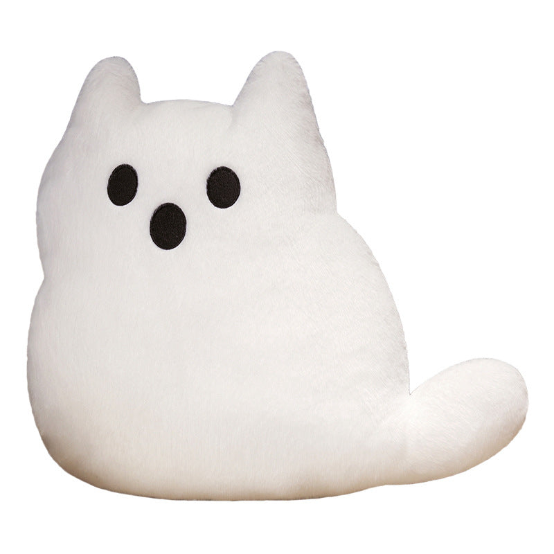Cross-Border Ghost Cute Pillow Halloween Doll Cat Pillow Skin-Friendly Full Doll Pillow Birthday Gift Batch