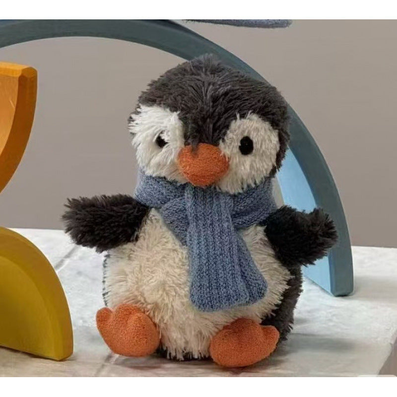 Cross-border Peanut Penguin Doll Internet Popular Cute small size Soft Children Baby Pacifying Plush Doll