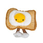 New Jellyc Toast Egg Plush Toy Toast Bread Ornament Cloud Boiled Egg Doll Simulated Poached Egg
